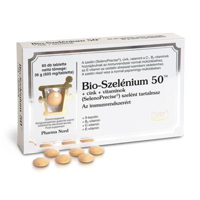 BIO-Szelénium 50TM + cink + vitaminok tabletta (60db)