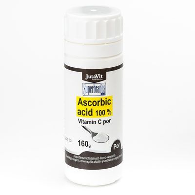 JUTAVIT Ascorbic acid 100% vitamin C por (160g)