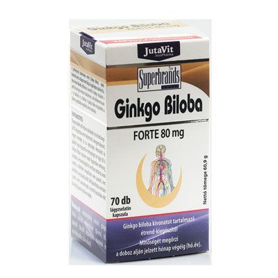 JUTAVIT Ginkgo Biloba Forte 80 mg lágyzselatin kapszula (70db)