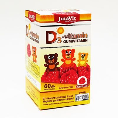 JUTAVIT D3 -vitamin gumivitamin (60db)