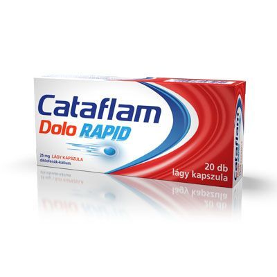CATAFLAM Dolo Rapid 25 mg lágy kapszula (20db)
