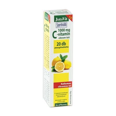 JUTAVIT C - vitamin 1000 mg pezsgőtabletta (20db)