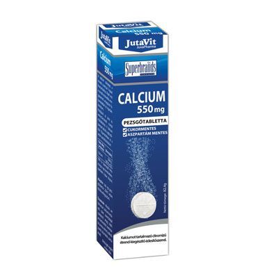 JUTAVIT Calcium 550 mg pezsgőtabletta (16db)