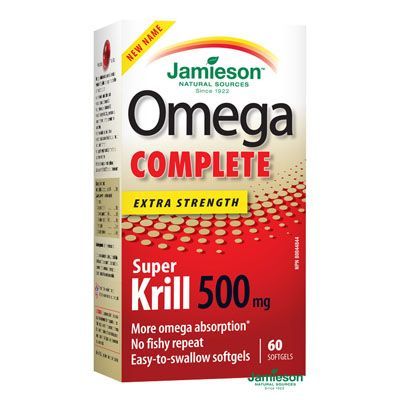 JAMIESON Omega Complete Super Krill 500 mg kapszula (60db) 