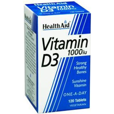 HEALTHAID D3 vitamin 1000 NE tabletta (120db)