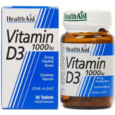 HEALTHAID D3 vitamin 1000NE tabletta (30db)