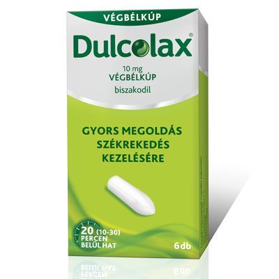DULCOLAX 10 mg végbélkúp (6db)