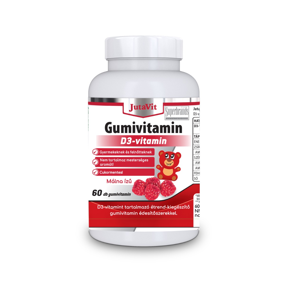 JUTAVIT Kalcium+D3 gumivitamin (50db)