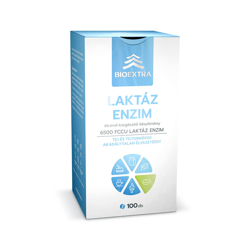 BIOEXTRA Laktáz enzim 6500FCCU rágótabletta (100db)