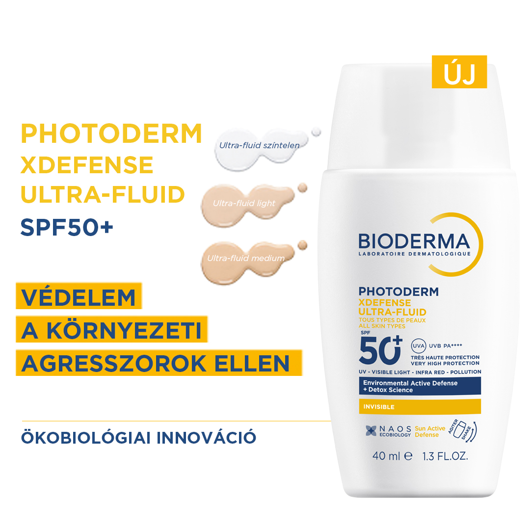 BIODERMA Photoderm XDefense Ultra-fluid SPF50 színezett 02 (40ml)