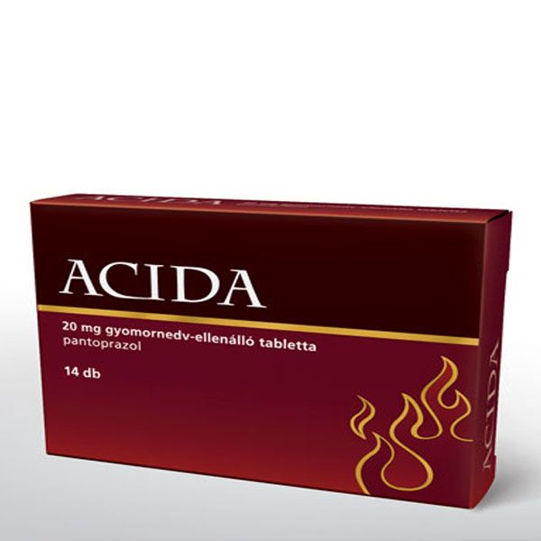 ACIDA 20 mg gyomornedv - ellenálló tabletta (14db)