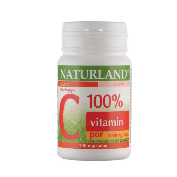 NATURLAND C - vitamin 100% por (100g)  