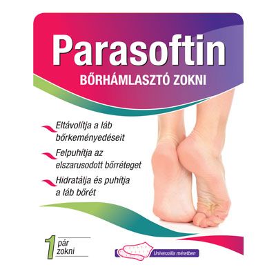 PARASOFTIN Bőrhámlasztó zokni (1db)