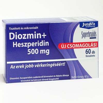 JUTAVIT Diozmin + Heszperidin 500 mg filmtabletta (60db)