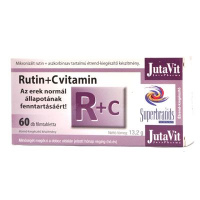 JUTAVIT Rutin + C vitamin filmtabletta (60db)