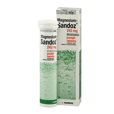 MAGNESIUM - Sandoz 243 mg pezsgőtabletta (20db)