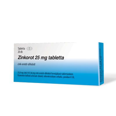 ZINKOROT 25 mg tabletta (20db)