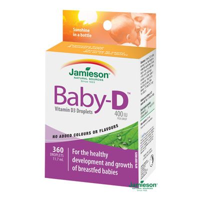 JAMIESON Baby-D 400 IU D3-vitamin cseppek (11,7 ml)