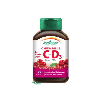 JAMIESON C + D-vitamin 500mg/500NE tabletta (75db)