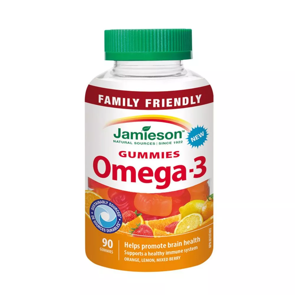 JAMIESON Omega3 Gummies gumivitamin (90db)